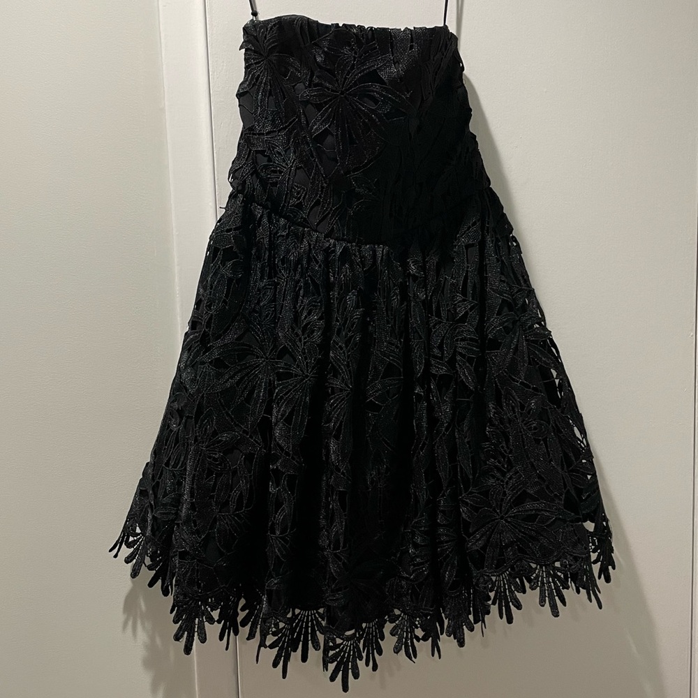 Alice and Olivia Black Dress